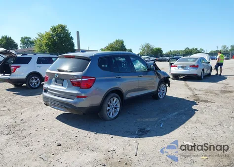 2016 BMW X3 xDrive28I из США, поврежденный, VIN 5UXWX9C51G0D66157